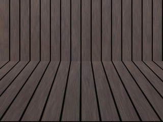 Wood texture background pattern. Dark hardwood planks surface of wooden board floor wall fence. Abstract timber decorative illustration.