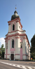 Church of St. Wenceslas and Blasius in Decin. Czech Republic