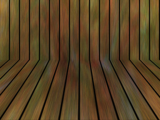 Wood texture background pattern. Dark hardwood planks surface of wooden board floor wall fence. Abstract timber decorative illustration.