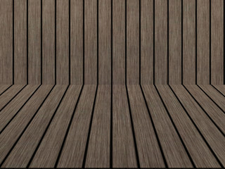 Wood texture background pattern. Dark hardwood planks surface of wooden board floor wall fence. Abstract timber decorative illustration.