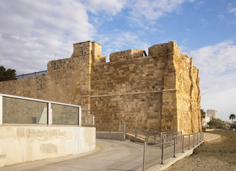 Castle in Larnaca. Cyprus