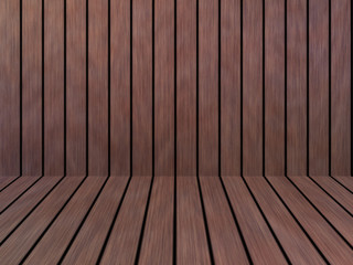 Wood texture background pattern. Dark hardwood planks surface of wooden board floor wall fence. Abstract timber decorative illustration.