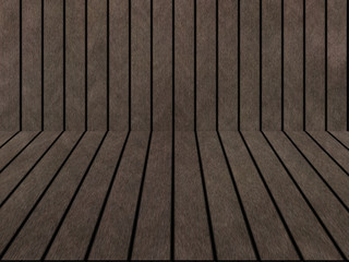Wood texture background pattern. Dark hardwood planks surface of wooden board floor wall fence. Abstract timber decorative illustration.