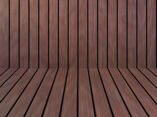 Wood texture background pattern. Dark hardwood planks surface of wooden board floor wall fence. Abstract timber decorative illustration.