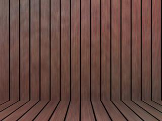 Naklejka premium Wood texture background pattern. Dark hardwood planks surface of wooden board floor wall fence. Abstract timber decorative illustration.