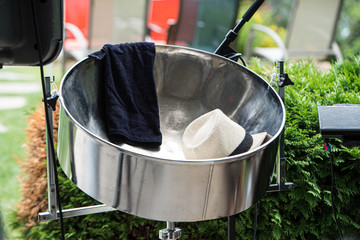 Steel drum, after the show