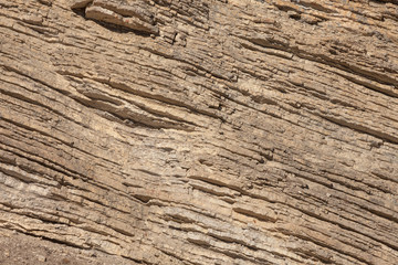 Focus on a stratificated dolomia area in the Dolomites