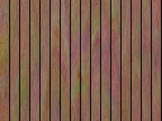 Wood texture background pattern. Dark hardwood planks surface of wooden board floor wall fence. Abstract timber decorative illustration.