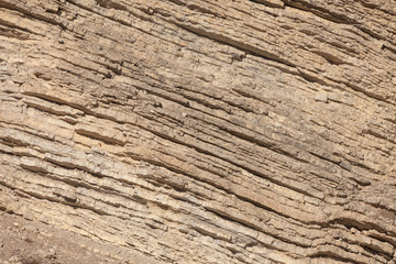 Focus on a stratificated dolomia area in the Dolomites