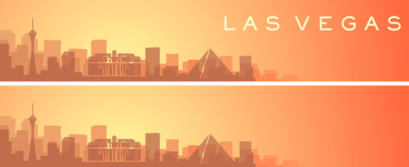 Las Vegas Beautiful Skyline Scenery Banner © pabloprat