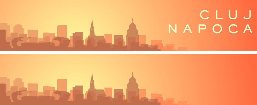 Cluj-Napoca Beautiful Skyline Scenery Banner