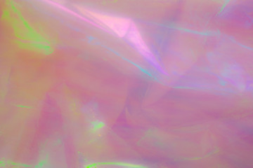Colorful holographic background. Light reflection, rainbow colors. Magical marbling effect for banner templates and wallpaper