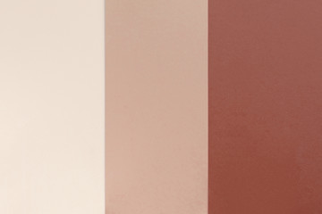 Yelllow green blue color paper background. Geometric flat composition. Empty space on monochrome cardboard.