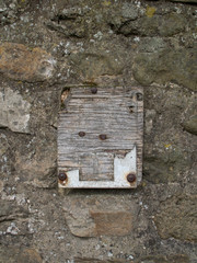 old street sign