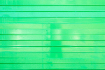 Green metal shutter