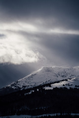 Naklejka na ściany i meble Colorado Mountains In Winter