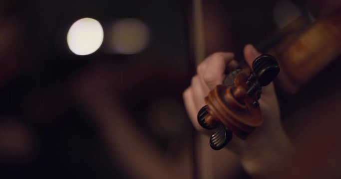 symphony orchestra violin