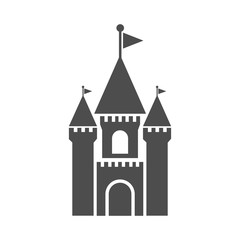 castle icon vector design symbol