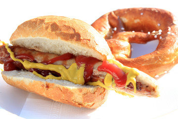 ドイツ　カレーブルストサンド