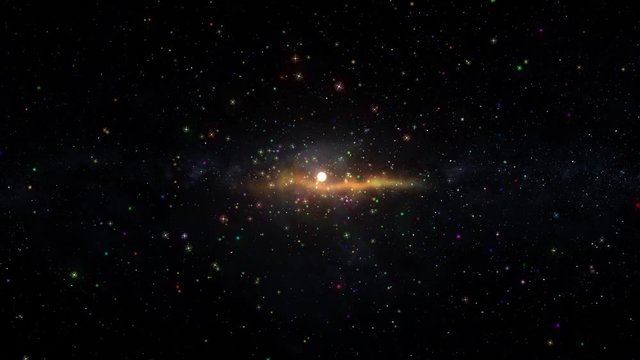 Planets sun moon and stars. Stars big explosion. Fast motion energy explosion. Light ray. 4k