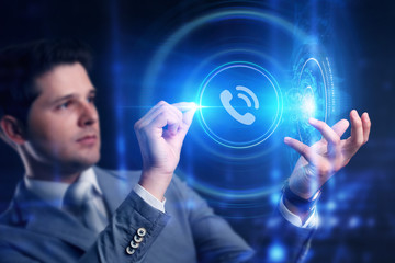 Business, Technology, Internet and network concept. Call now support center customer. Service Concept.