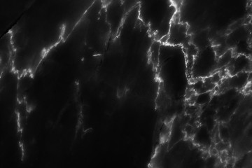 Black marble natural pattern for background, abstract natural marble black and white