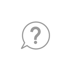 question mark icon vector design symbol