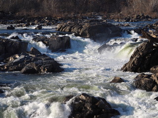view of great falls on Potomac river