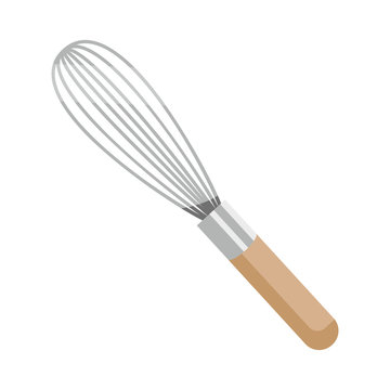 Whisk for whipping vector design object. Isolated illustration on white background
