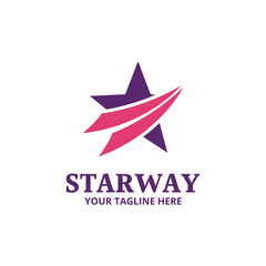 Obraz premium star sign logo for your business. Vector design, editable design.