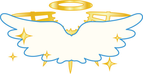 Divine Pop Angel wings with halo