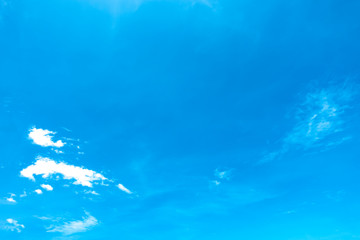 Fototapeta na wymiar blue sky with white clouds.