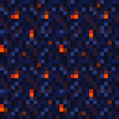 Fire ground textures, fire wall seamless pattern, abstract seamless tiles logo set pixel art style background. Isolated vector illustration. 8-bit. Design for web, stickers, logo and mobile app.