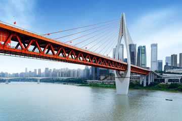 Modern metropolis skyline, Chongqing, China,