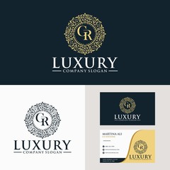 Luxury Logo template in vector for Restaurant, Royalty, Boutique, Cafe, Hotel, Heraldic, Jewelry, Fashion and other vector illustration