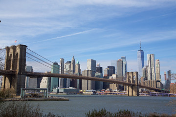 Fototapeta premium Brooklyn Bridge Panaroma