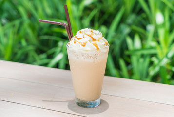 iced cappuccino coffee