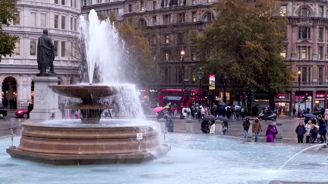 Trafalgar Square Water Fountain