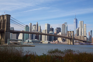Fototapeta premium Brooklyn Bridge Panaroma