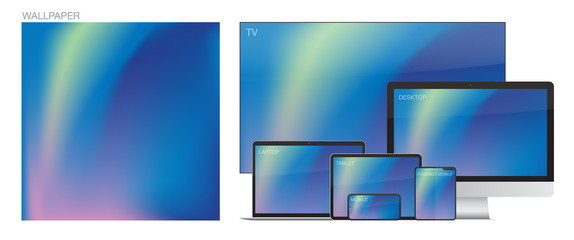 Wallpaper for smartphone tablet laptop desktopcomputer or tv