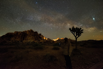 Milky way at Joshua Tree National Park