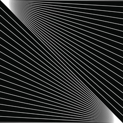 White oblique vector lines on a black background. Geometric art. Design element for prints, web, template and textile pattern