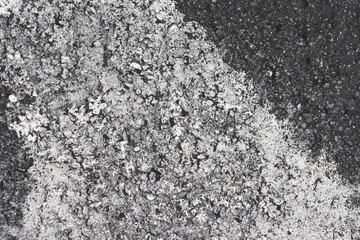 アスファルト道路の汚れ