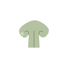 vegetable mushroom flat style icon