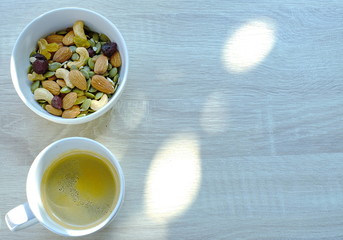 Breakfast with healthy eating