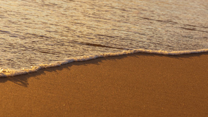 Sea Foam on the Beach