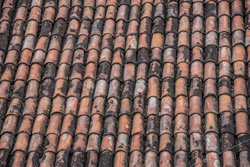 textura de techos de adobe casas mexicanas