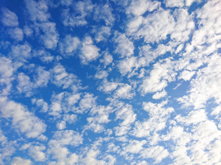 blue sky with clouds