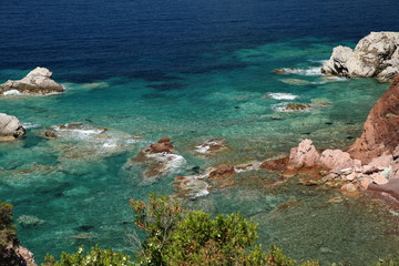 pristine beach in Montenegro