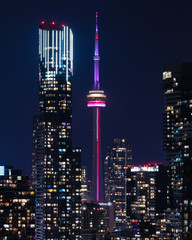 Toronto at night